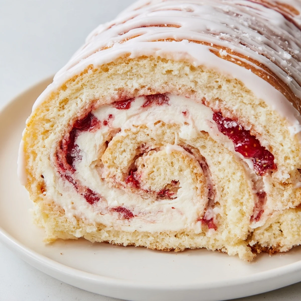 Strawberry Shortcake Cheesecake Rolls