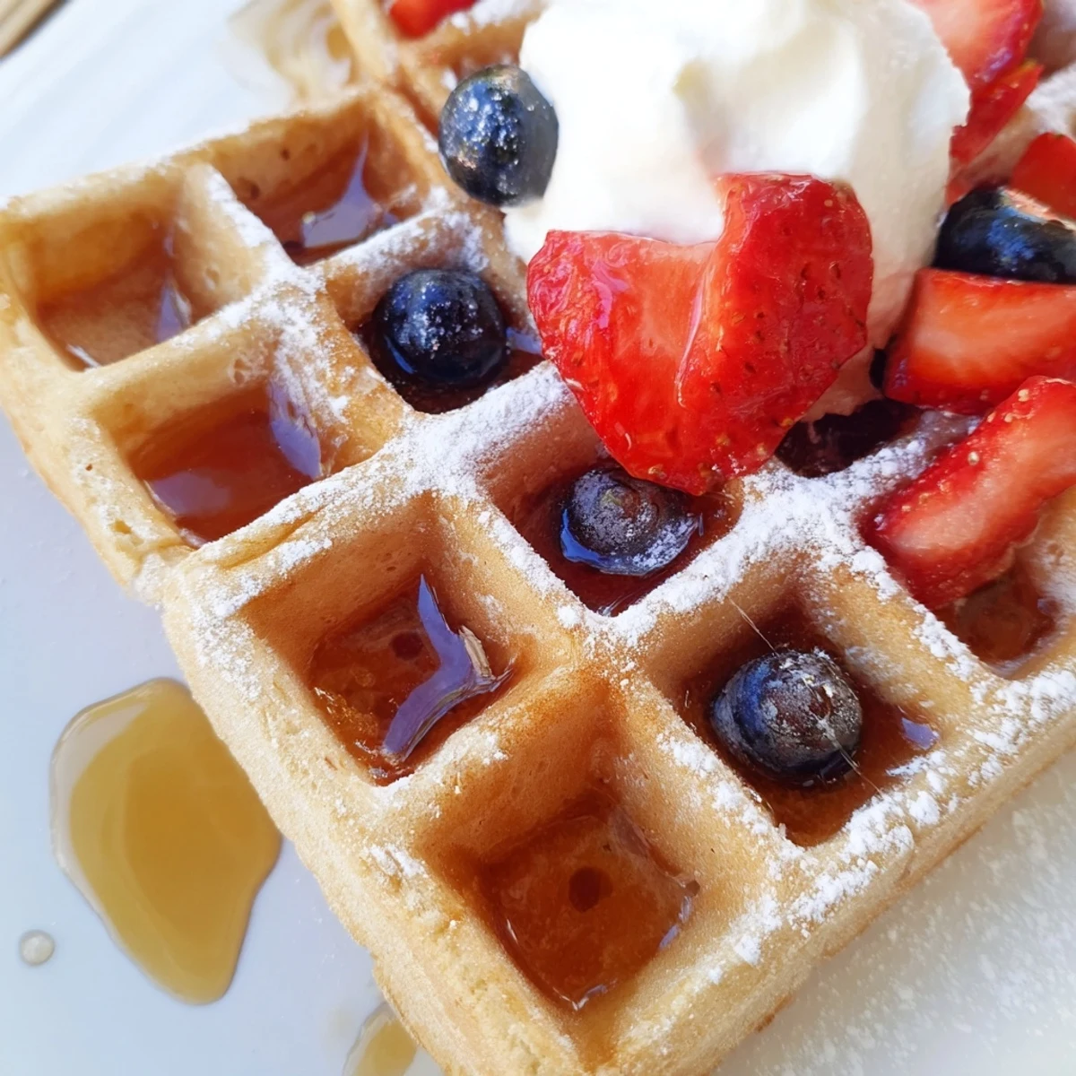 Greek Yogurt Waffles