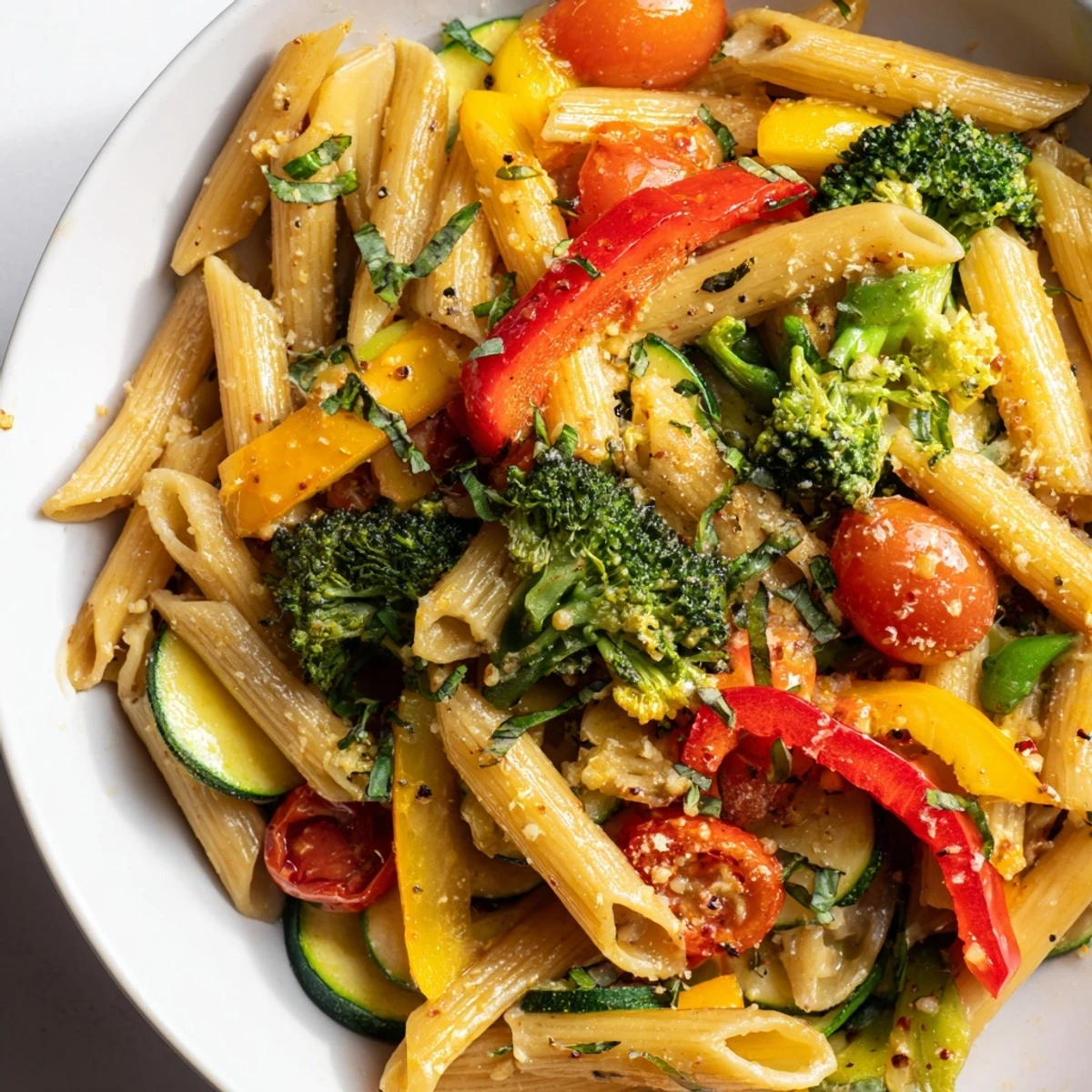 Pasta Primavera Italian Vegetables