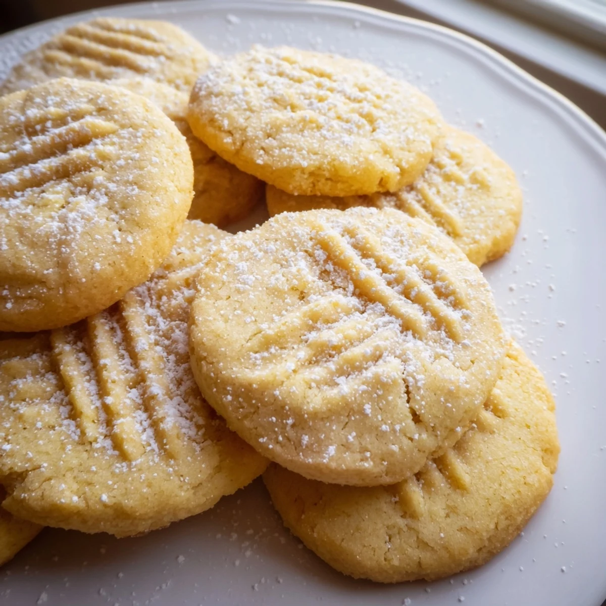 Golden Grandma's Secret Butter Cookies cooling on a rustic wire rack