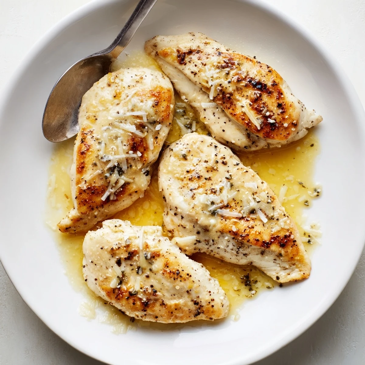 Weekend dinner: warm Chicken With Cheese Sauce paired with steamed broccoli and bread