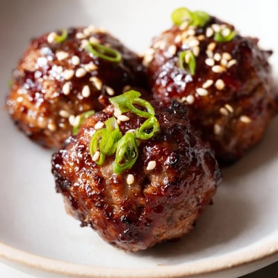 Korean BBQ Meatballs With Spicy Mayo