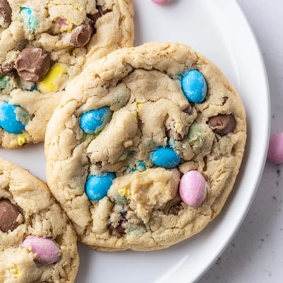 Cadbury Egg Chocolate Chip Cookies