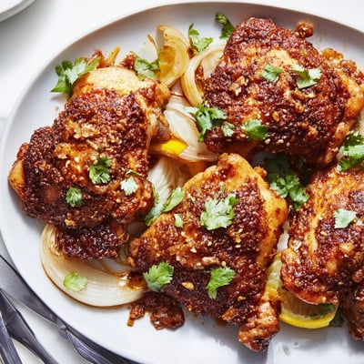Ginger Garlic Chicken Thighs