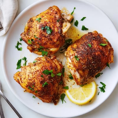 Oven Baked Chicken Thighs
