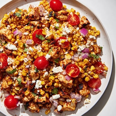 High Protein Chicken Street Corn